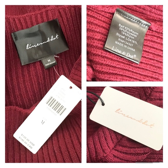 Anthropologie M Alder Mock Neck Sweater Dress NWT - Picture 8 of 9